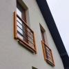 Balustrada Balkon Francuski z Rurkami w Poziomie - Kompletna Balustrada Zewnętrzna na Wymiar do Samodzielnego Montażu